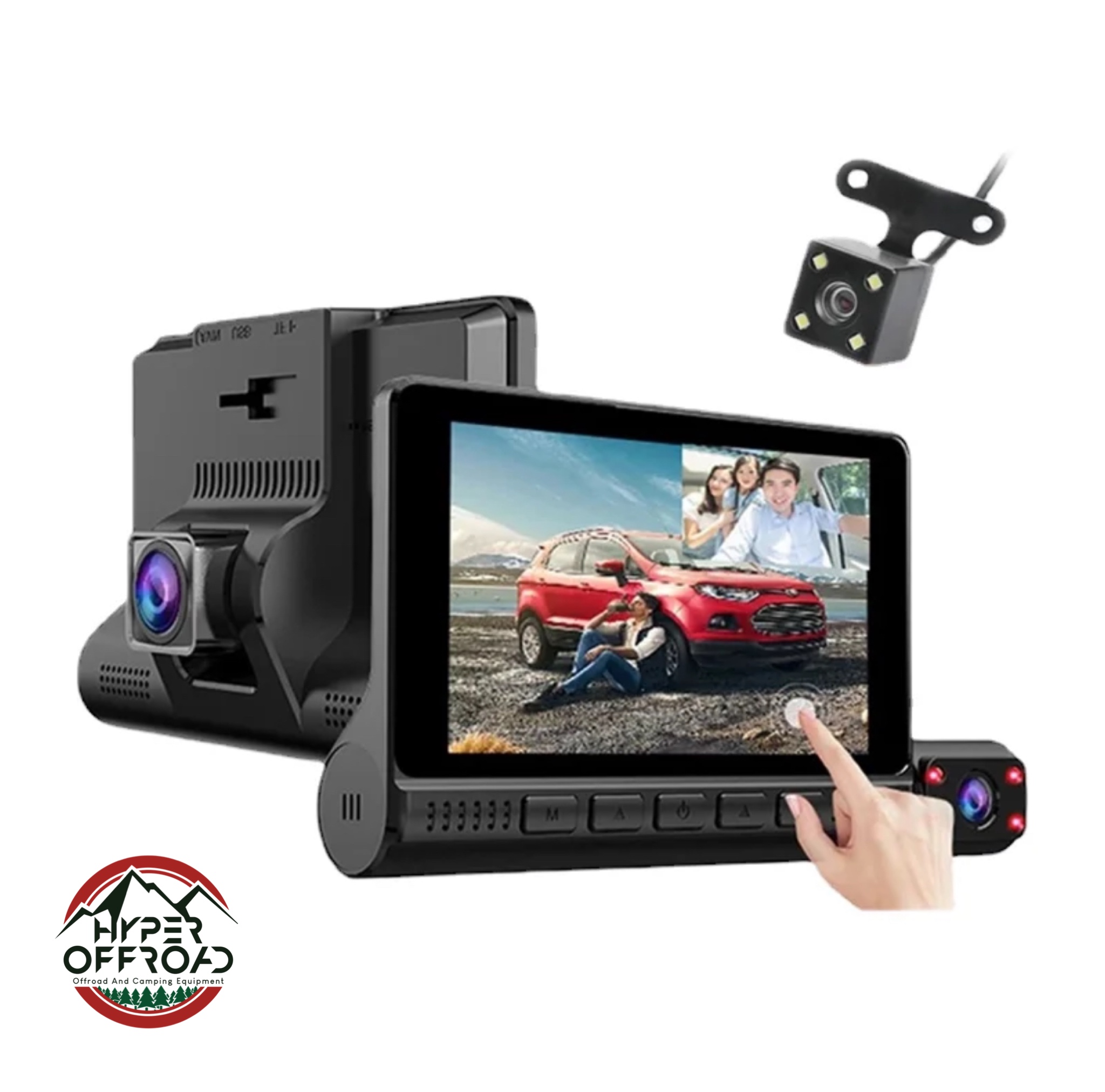 دوربین ثبت وقایع ۳ لنز مانیتور ۴ اینچی Shiyo