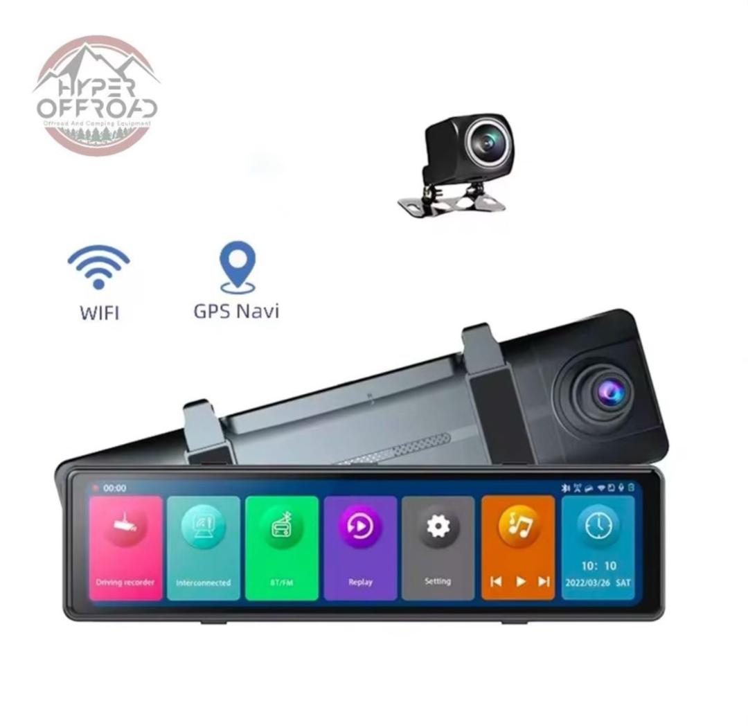 دوربین ثبت وقایع آینه ای 2 لنز کارپلی دار 10.4 اینچ مدل ms2