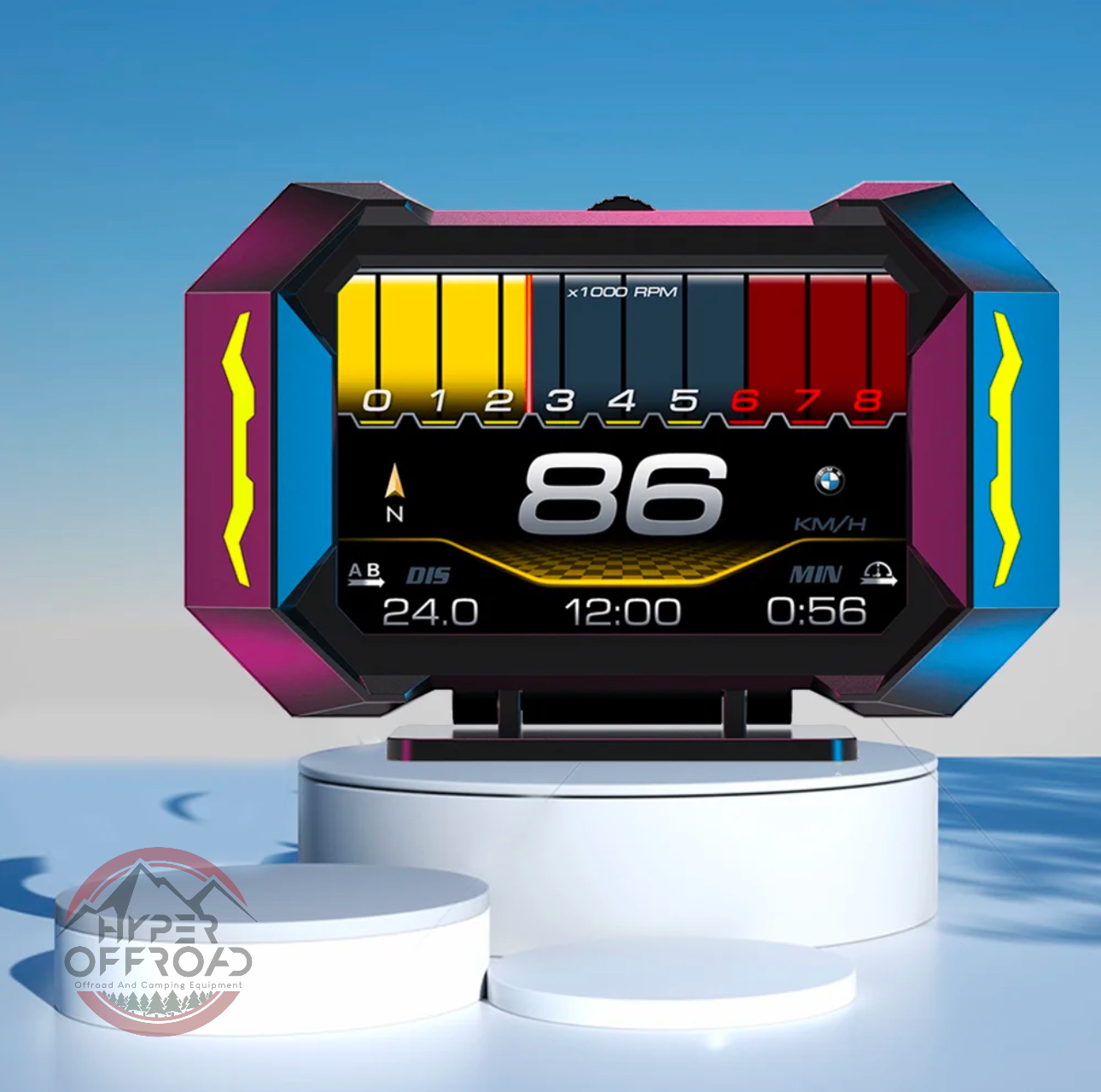 شیب سنج و دیاگ خودرو ( مولتی گیج ) مدل P25