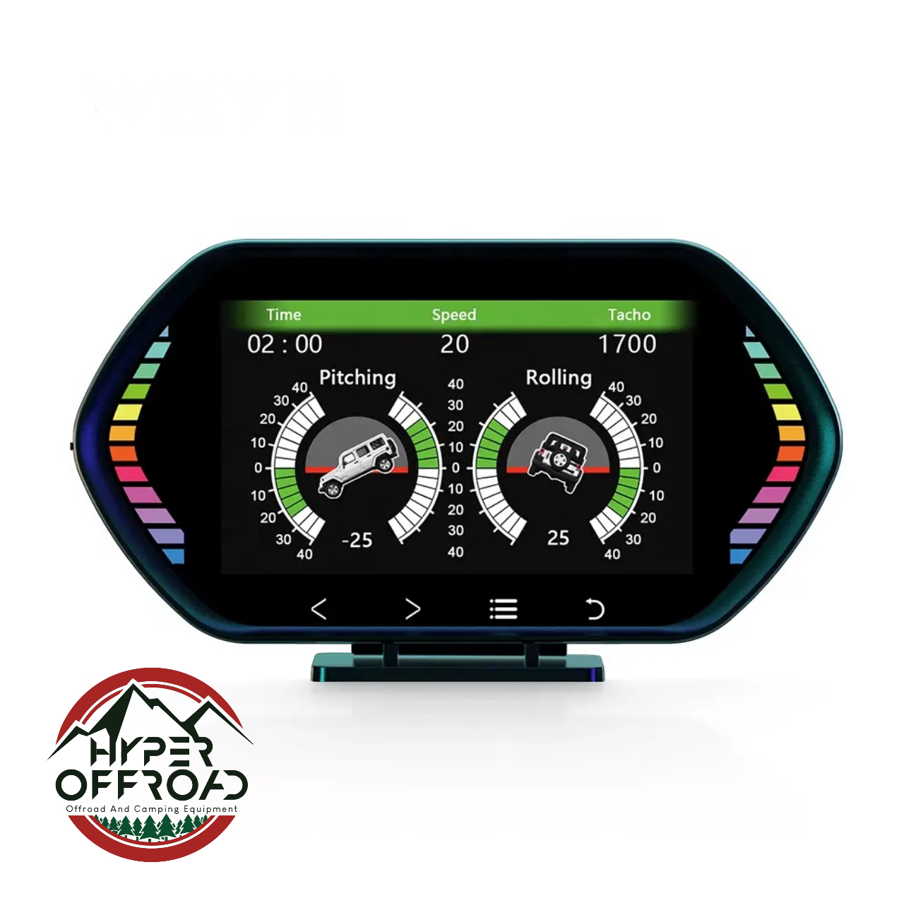 مولتی گیج و شیب سنج 4/5 اینچی مدل F12